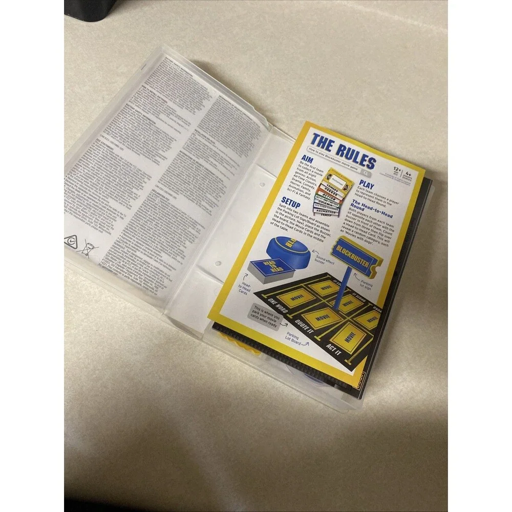 Blockbuster  Video Party Board Game
